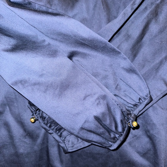 Elizabeth McKay Navy Blue Blouse - Picture 3 of 3